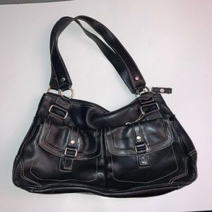 Leather Fossil Shoulder Bag